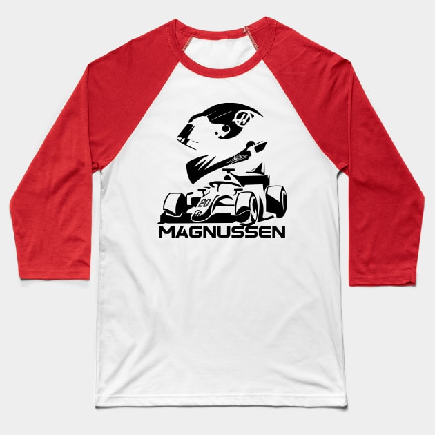 Magnussen Fan Baseball T-Shirt by Lifeline/BoneheadZ Apparel